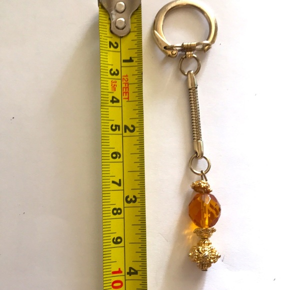 HAND MADE BLING FOR YOUR BAG ZIPPER OR KEYCHAIN SET OF 3 2 SILVERTONE 1GOLDTONE - Picture 4 of 6